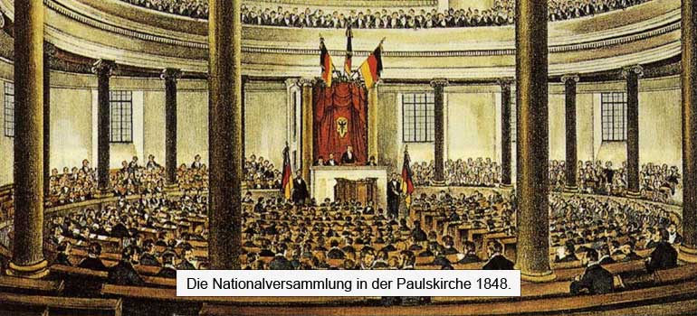 Frankfurter Nationalversammlung Paulskirche 1948