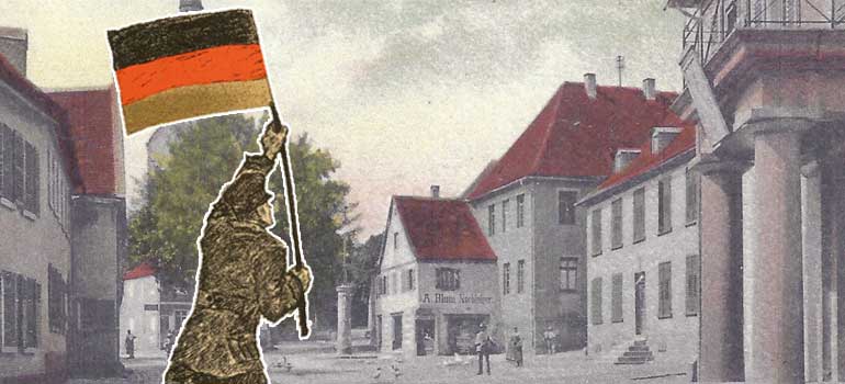 Grafik des Marktplatz Nierstein